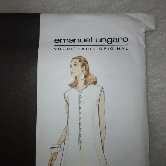 VOGUE 1542 Emanuel Ungaro Paris Original Jacket Top Pants Size 6-8-10 - Picture 3 of 6